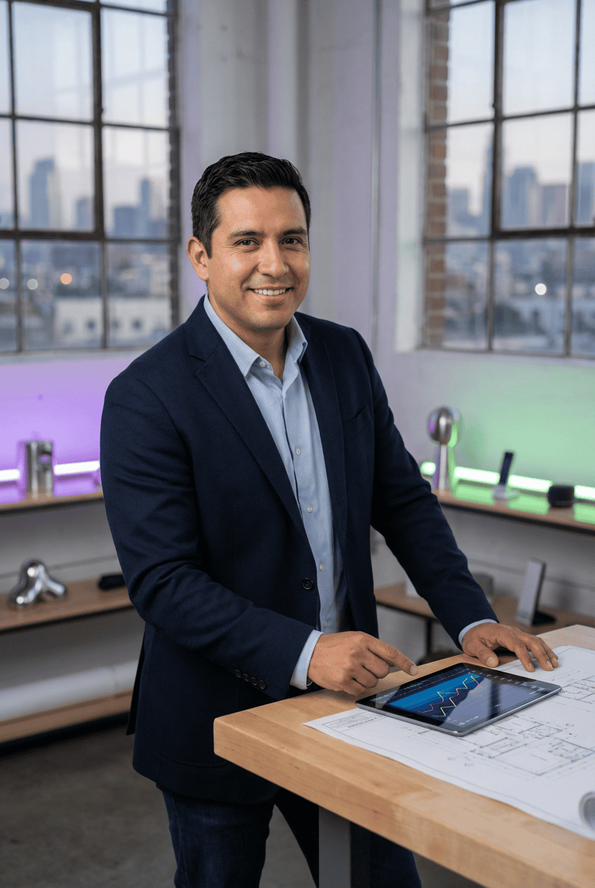 Dueño de negocio PyME con crédito aprobado